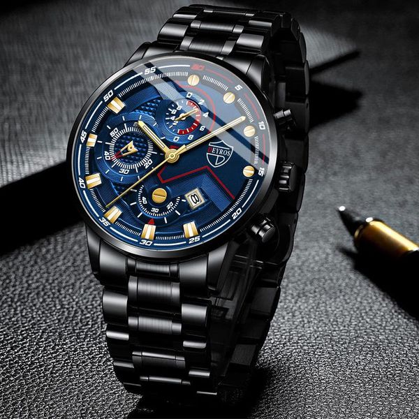 wristwatches luxury mens watches fashion luminous day date watch for men waterproof stainless steel male clock business quartz wristwatch, Slivery;brown
wristwatches luxury mens watches fashion luminous day date watch for men waterproof stainless steel male clock business quartz wristwatch, Slivery;brown