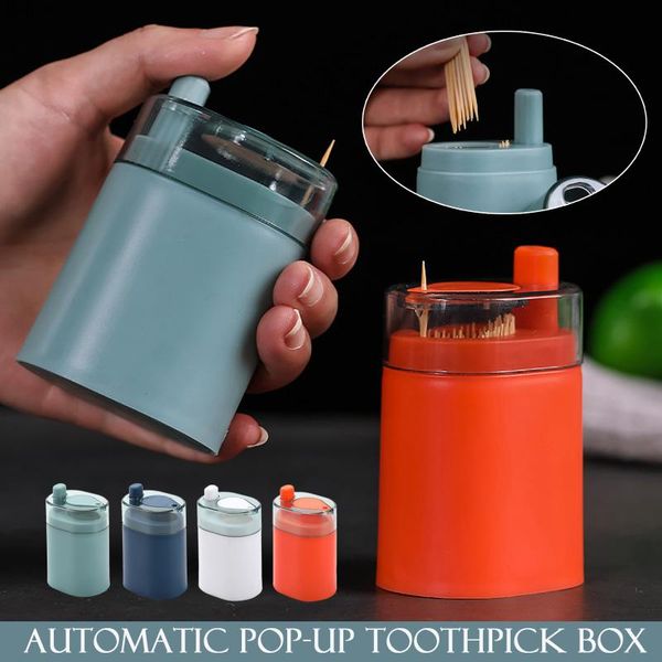 disposable flatware creative automatic -up toothpick holder portable container restaurant home table storage box
disposable flatware creative automatic -up toothpick holder portable container restaurant home table storage box
