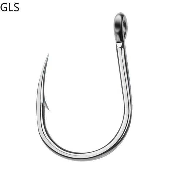 fishing hooks gls 5pcs/bag silver stainless steel max tension 20-80kg hook high-quality explosive accessories
fishing hooks gls 5pcs/bag silver stainless steel max tension 20-80kg hook high-quality explosive accessories