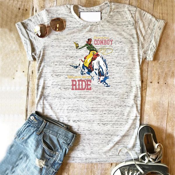 women's t-shirt women cowboy ride print tshirt drop ship casual funny t shirt for lady girl tee, White
women's t-shirt women cowboy ride print tshirt drop ship casual funny t shirt for lady girl tee, White