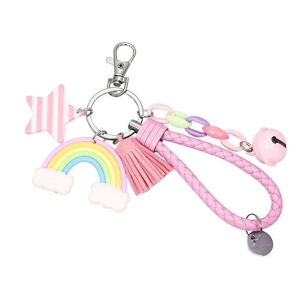 creative soft clay rainbow keychain female student bag cute girl heart children's gift pendant key chain accessories, Slivery;golden
creative soft clay rainbow keychain female student bag cute girl heart children's gift pendant key chain accessories, Slivery;golden