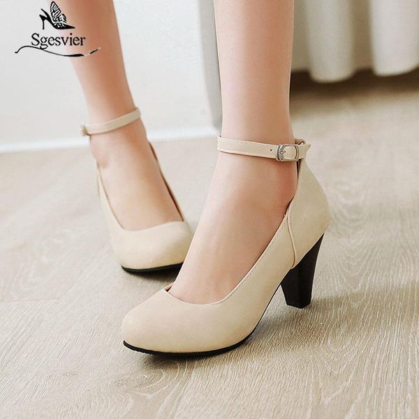 dress shoes sgesvier 2021 big size 48 women pumps round toe buckle spring summer single high heel ladies office, Black
dress shoes sgesvier 2021 big size 48 women pumps round toe buckle spring summer single high heel ladies office, Black