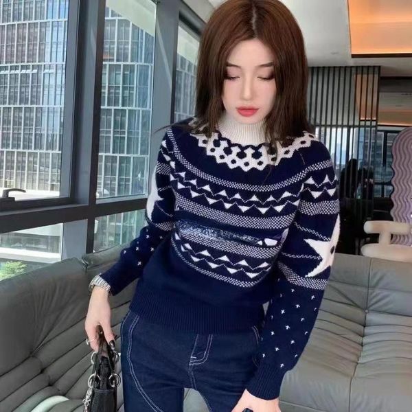 women's sweaters jacquard knitted jacket 2021 fall/winter fashion loose short sweater, White;black
women's sweaters jacquard knitted jacket 2021 fall/winter fashion loose short sweater, White;black