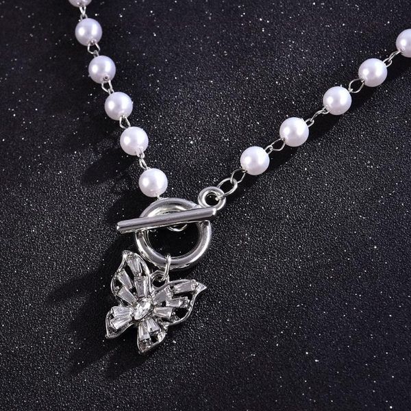 pendant necklaces fashion choker necklace lovely pearl beadsplated butterfly women summer holiday romantic gift women's neck chain, Silver
pendant necklaces fashion choker necklace lovely pearl beadsplated butterfly women summer holiday romantic gift women's neck chain, Silver