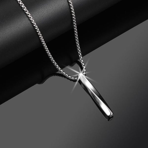 pendant necklaces personality creative stainless steel spiral simple men's trendy party punk necklace jewelry, Silver
pendant necklaces personality creative stainless steel spiral simple men's trendy party punk necklace jewelry, Silver