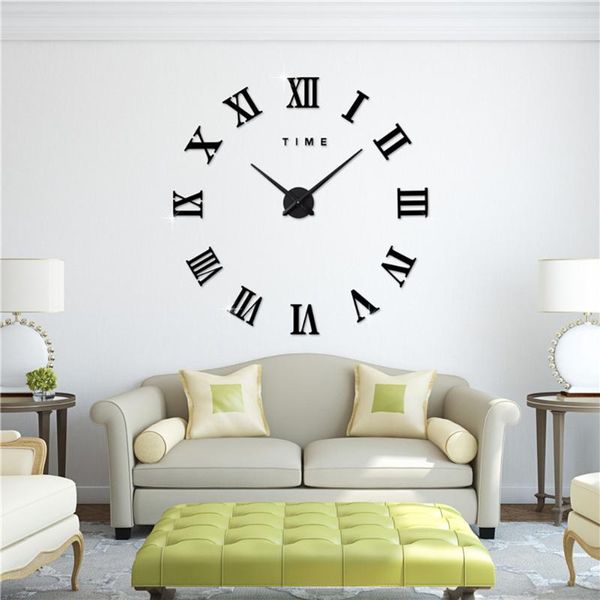 large wall sticker acrylic clock creative modern self adhesive art decal mirror clocks living room home decor
large wall sticker acrylic clock creative modern self adhesive art decal mirror clocks living room home decor