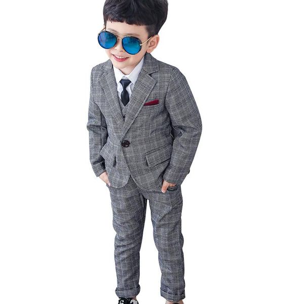 suits 2021 boys dress checked formal kids wedding blazer vest pants 3pcs children marriage costume gray baby clothes, Black
suits 2021 boys dress checked formal kids wedding blazer vest pants 3pcs children marriage costume gray baby clothes, Black