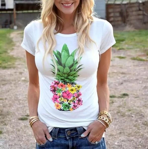 women's t-shirt pineapple tshirt tee women womens fashion female t-shirts gothic pink harajuku shirt plus size, White
women's t-shirt pineapple tshirt tee women womens fashion female t-shirts gothic pink harajuku shirt plus size, White