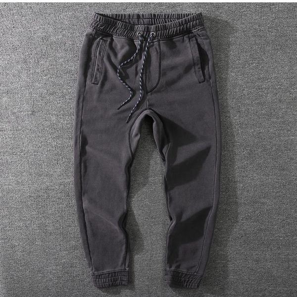 men's pants winter fall fashion thicken stretchy knit sweatpants men japan style basic elastic waist solid color vintage loose casual j, Black
men's pants winter fall fashion thicken stretchy knit sweatpants men japan style basic elastic waist solid color vintage loose casual j, Black