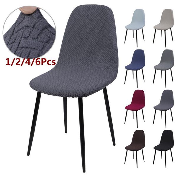 1/2/4/6pcs solid color knitted fabric seat cover elastic removable washable eames shell armless chair covers for home banquet
1/2/4/6pcs solid color knitted fabric seat cover elastic removable washable eames shell armless chair covers for home banquet
