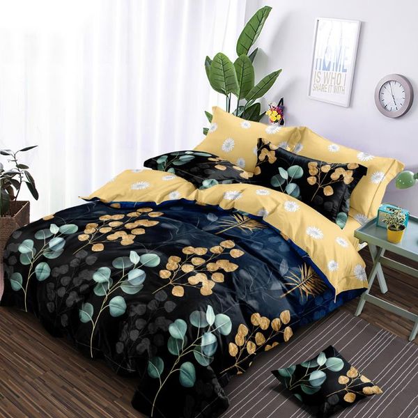 bedding set king single double duvet cover pillow case 2-3pcs linens sets quilt nordic leaves home textile
bedding set king single double duvet cover pillow case 2-3pcs linens sets quilt nordic leaves home textile