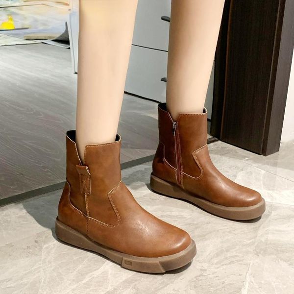 boots 2021 arrival shoes women as ladies winter leather flat low zipper middle tube casual botas womens, Black
boots 2021 arrival shoes women as ladies winter leather flat low zipper middle tube casual botas womens, Black