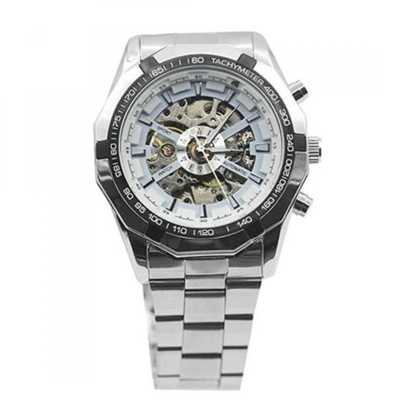 wristwatches 50% s men hand-winding skeleton automatic mechanical stainless steel sport wrist watch, Slivery;brown
wristwatches 50% s men hand-winding skeleton automatic mechanical stainless steel sport wrist watch, Slivery;brown