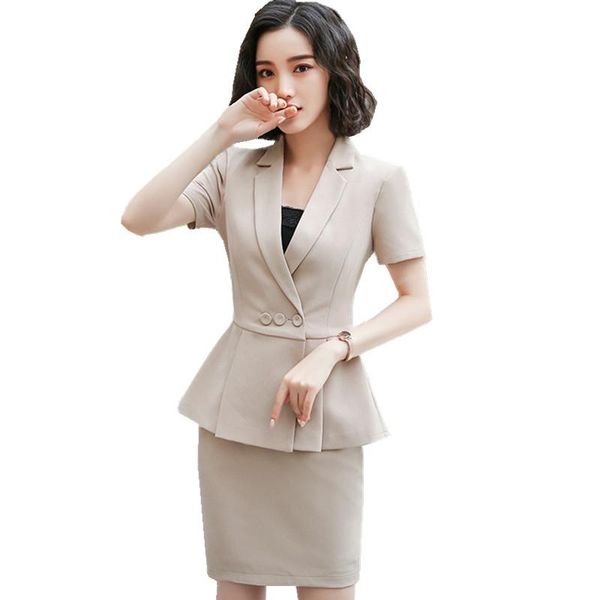women's suits & blazers fmasuth formal office skirt suit for women work 2 pieces short sleeve jacket +skirt summer career uniform hpz-s, White;black
women's suits & blazers fmasuth formal office skirt suit for women work 2 pieces short sleeve jacket +skirt summer career uniform hpz-s, White;black