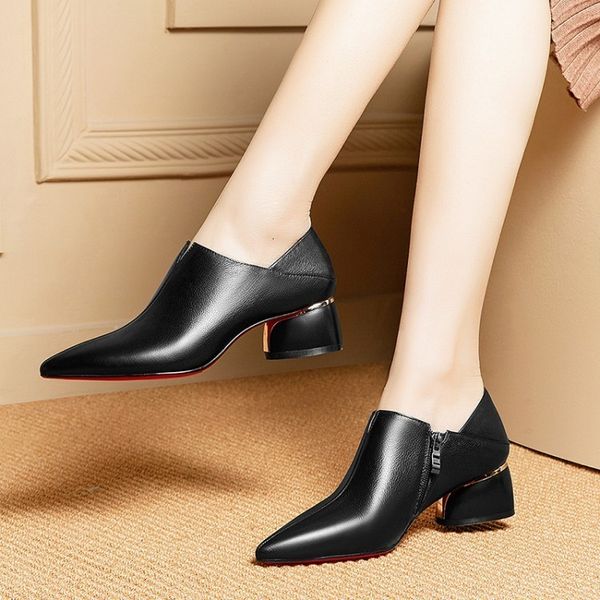 dress shoes mljuese women pumps soft cow leather autumn spring beige color zippers pointed toe high heels shoes party dress size 96xd, Black
dress shoes mljuese women pumps soft cow leather autumn spring beige color zippers pointed toe high heels shoes party dress size 96xd, Black