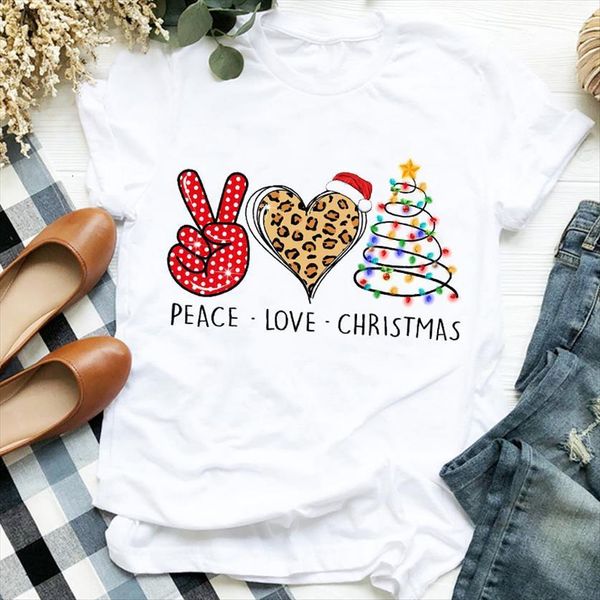 peace love christmas letter print women t shirts short sleeve o neck loose summer tee camisetas mujer, White
peace love christmas letter print women t shirts short sleeve o neck loose summer tee camisetas mujer, White