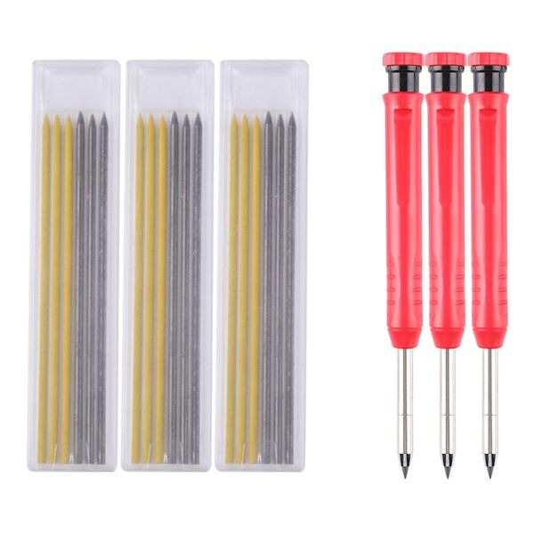 professional hand tool sets 3pcs built-in sharpener woodworking pencil with 18 refill carpenter lead pen construction line drawing marking s
professional hand tool sets 3pcs built-in sharpener woodworking pencil with 18 refill carpenter lead pen construction line drawing marking s