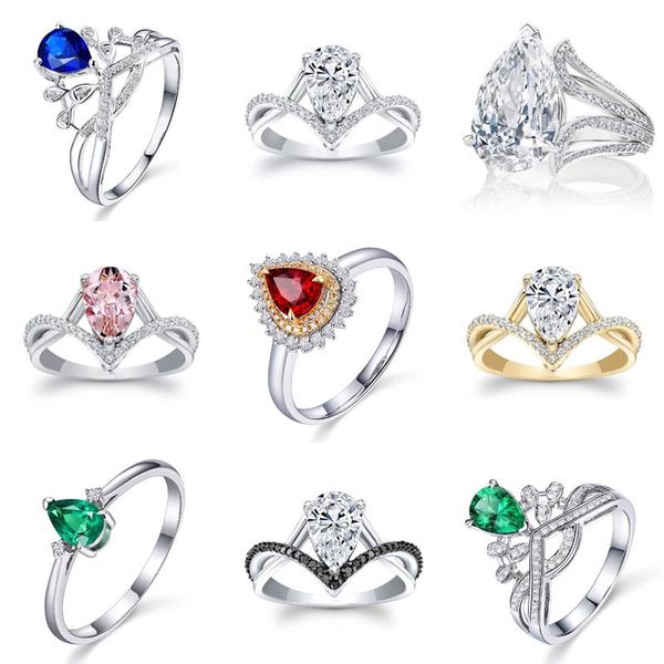 cluster rings mengyi fashion water drop red cubic zircon for women wedding 9 2 5 crystal femme luxury ring jewelry, Golden;silver
cluster rings mengyi fashion water drop red cubic zircon for women wedding 9 2 5 crystal femme luxury ring jewelry, Golden;silver