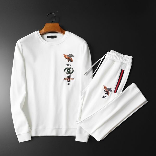 Tracksuits Sport Suit Fashion Classic Bodysuit Pullover Men's Little Bee Embroidery Round Neck Long Sleeve Trend Youth, White
Tracksuits Sport Suit Fashion Classic Bodysuit Pullover Men's Little Bee Embroidery Round Neck Long Sleeve Trend Youth, White