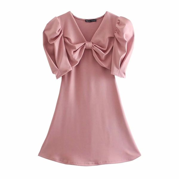 summer fashion temperament chic v-neck bow tie simple ladies dress casual street youth women 210531, Black;gray
summer fashion temperament chic v-neck bow tie simple ladies dress casual street youth women 210531, Black;gray