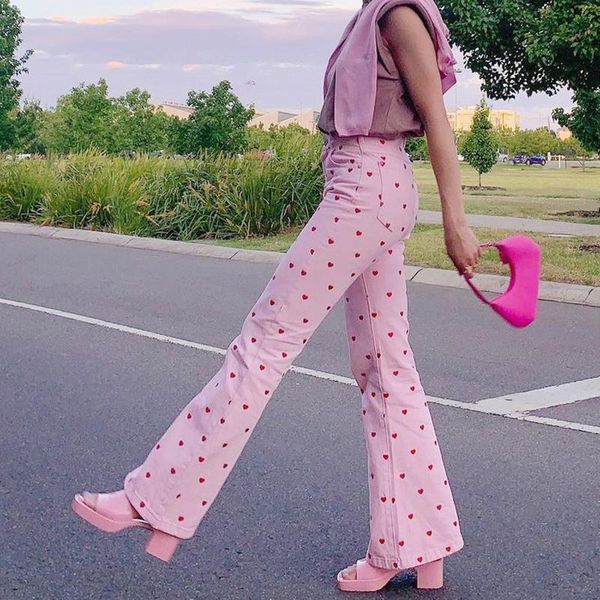 women's pants & capris streetwear harajuku pink heart print cyber y2k female high waist flare cargo aesthetic korean fashion, Black;white
women's pants & capris streetwear harajuku pink heart print cyber y2k female high waist flare cargo aesthetic korean fashion, Black;white