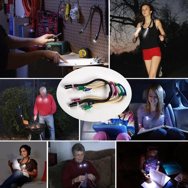 interior&external lights convenient flexible handsled neck hug light book reading lamp novelty night flash camping
interior&external lights convenient flexible handsled neck hug light book reading lamp novelty night flash camping
