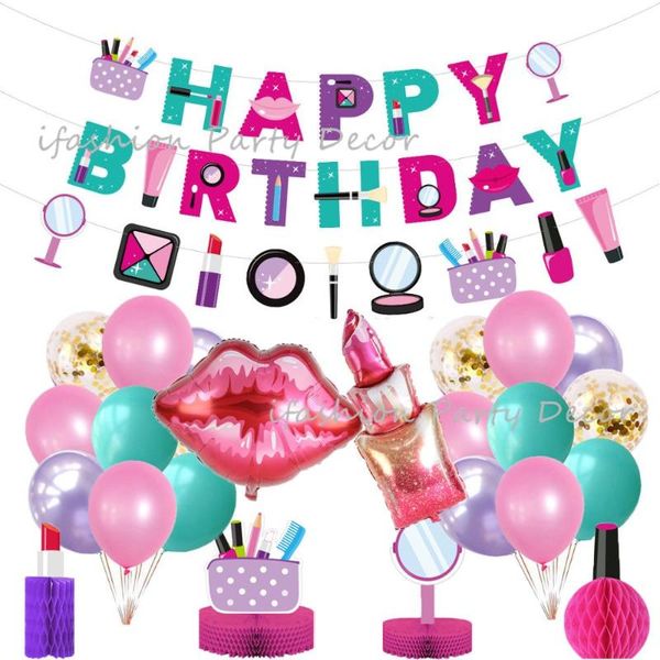 makeup birthday party balloons decorations spa banner supplies salon girl baby shower decoration
makeup birthday party balloons decorations spa banner supplies salon girl baby shower decoration