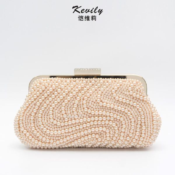 kaiweili wavy pearl bag women studded hand chain dinner temperament handmade cheongsam evening bags
kaiweili wavy pearl bag women studded hand chain dinner temperament handmade cheongsam evening bags