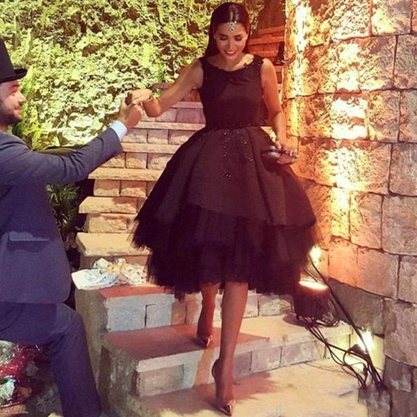 casual dresses vestidos noiva black cocktail party short blackless prom gowns crew neck lace appliques tulle tiered, Black;gray
casual dresses vestidos noiva black cocktail party short blackless prom gowns crew neck lace appliques tulle tiered, Black;gray