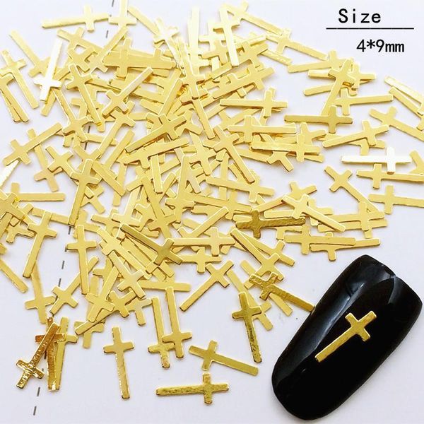 500pcs/lot 4*9mm gold silver mini cross rivets metal alloy nail art decorations 3d sticker for manicure1, Silver;gold
500pcs/lot 4*9mm gold silver mini cross rivets metal alloy nail art decorations 3d sticker for manicure1, Silver;gold