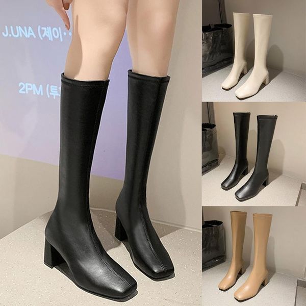 boots 2021 genuine leather zipper square heels round toe platform ladies shoes winter keep warm knee high black
boots 2021 genuine leather zipper square heels round toe platform ladies shoes winter keep warm knee high black