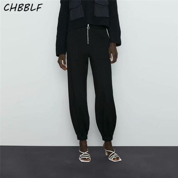 women's pants & capris chbblf women casual loose bunch foot zipper pockets fashion female cargo trousers pantalones hjy8735, Black;white
women's pants & capris chbblf women casual loose bunch foot zipper pockets fashion female cargo trousers pantalones hjy8735, Black;white