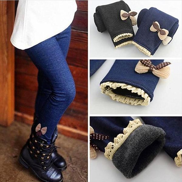 autumn winter warm thick lace bow girls leggings kids trousers children jean pants, Blue
autumn winter warm thick lace bow girls leggings kids trousers children jean pants, Blue