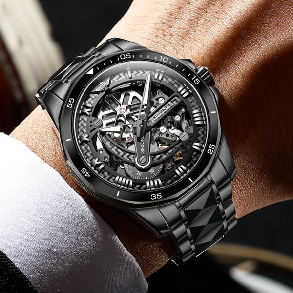 wristwatches men mechanical fashion sport watch waterproof original casual watches reloj hombre, Slivery;brown
wristwatches men mechanical fashion sport watch waterproof original casual watches reloj hombre, Slivery;brown