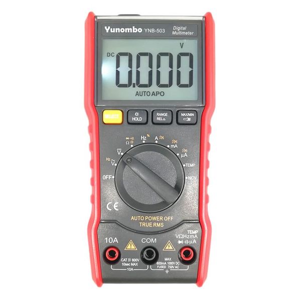 multimeters yunombo ynb-503 digital multimeter 6000 counts large screen ncv lightback ac/dc voltage current temperature
multimeters yunombo ynb-503 digital multimeter 6000 counts large screen ncv lightback ac/dc voltage current temperature
