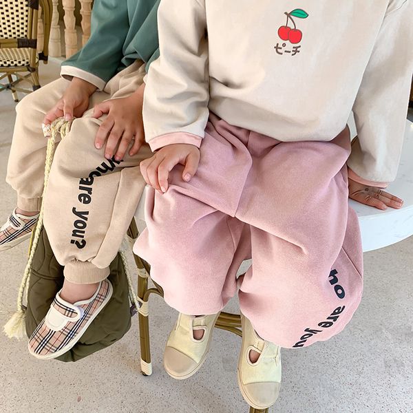 boys girls letters printed loose sweatpants autumn cotton knitted casual trousers 210508, Blue
boys girls letters printed loose sweatpants autumn cotton knitted casual trousers 210508, Blue