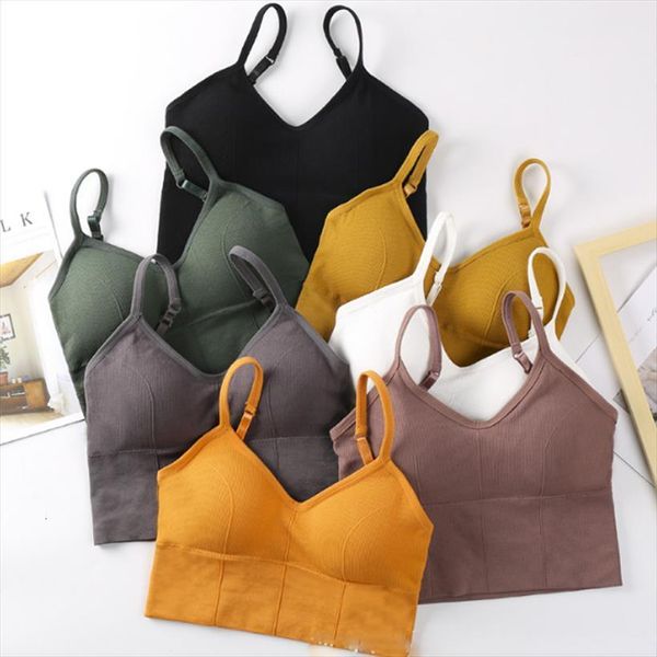 bralette fitness thin shoulder strap women cami underwear anti light shockproof push up bra cross back camis camisole femme, White
bralette fitness thin shoulder strap women cami underwear anti light shockproof push up bra cross back camis camisole femme, White