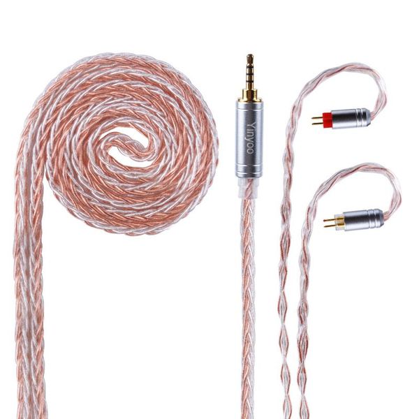 headphones & earphones yinyoo 8 core silver plated upgraded cable 2.5/3.5/4.4mm balanced with mmcx/2pin connector for hq5 hq6 zs10 as10 zs6
headphones & earphones yinyoo 8 core silver plated upgraded cable 2.5/3.5/4.4mm balanced with mmcx/2pin connector for hq5 hq6 zs10 as10 zs6