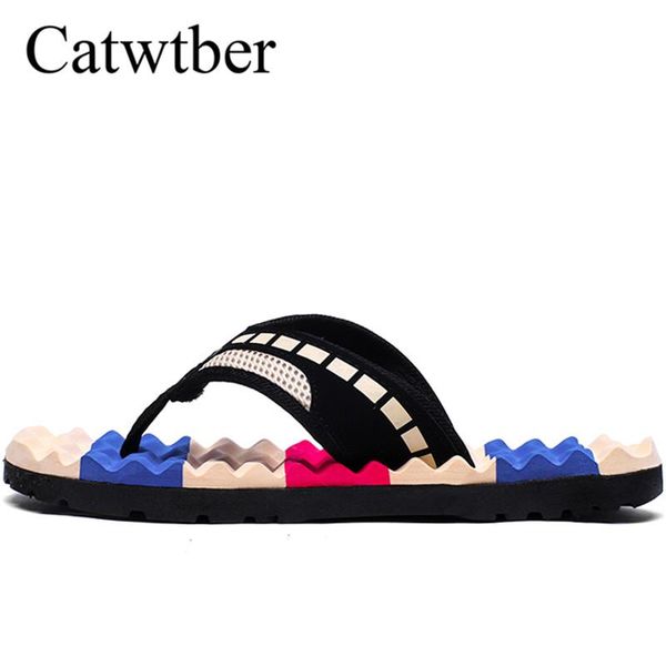 slippers catwtber summer men flip flops male mixed color casual flats pvc eva shoes fashion beach massage footwear walking, Black
slippers catwtber summer men flip flops male mixed color casual flats pvc eva shoes fashion beach massage footwear walking, Black