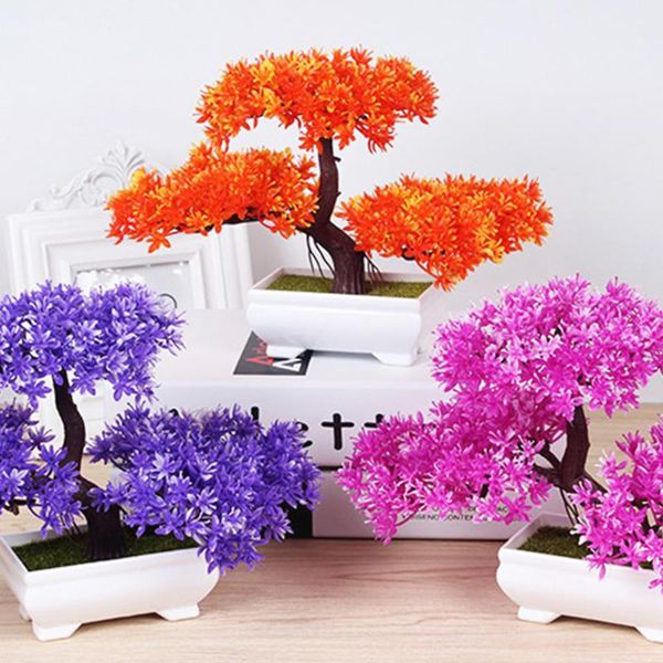 decorative flowers & wreaths bonsai pine tree simulation potted plant diy desk display fake pot ornaments for home office shop
decorative flowers & wreaths bonsai pine tree simulation potted plant diy desk display fake pot ornaments for home office shop