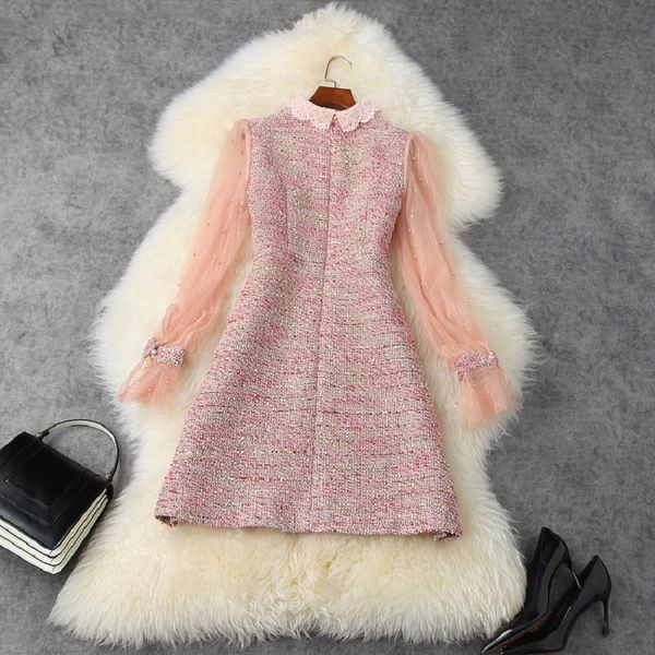 capris wool 2021 autumn winter style ladies peter pan collar pearl beading deco long sleeve sweet pink, Black;gray
capris wool 2021 autumn winter style ladies peter pan collar pearl beading deco long sleeve sweet pink, Black;gray