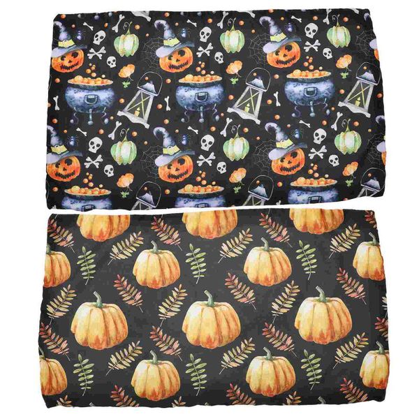 pillow case 2pcs rectangular printed sofa pillowcase festive back