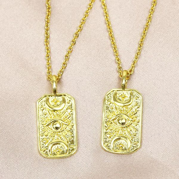 pendant necklaces 5 pcs gold color eyes style necklace tarot jewelry chain 90203, Silver
pendant necklaces 5 pcs gold color eyes style necklace tarot jewelry chain 90203, Silver