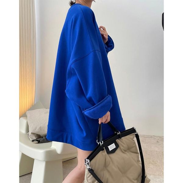 women's hoodies & sweatshirts autumn and winter korean style large oversize design sense brushed hoody pullover loose profile casual fo, Black
women's hoodies & sweatshirts autumn and winter korean style large oversize design sense brushed hoody pullover loose profile casual fo, Black
