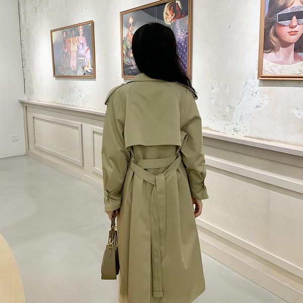 women's trench coats 2021 spring and autumn windbreaker medium long british coat korean lace up casual, Tan;black
women's trench coats 2021 spring and autumn windbreaker medium long british coat korean lace up casual, Tan;black