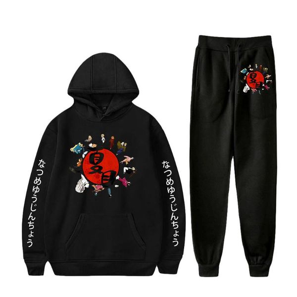 men's hoodies & sweatshirts natsume's book of friends sweatshirt two piece set hoodie+jogger pant harajuku streetwear anime clothe, Black
men's hoodies & sweatshirts natsume's book of friends sweatshirt two piece set hoodie+jogger pant harajuku streetwear anime clothe, Black