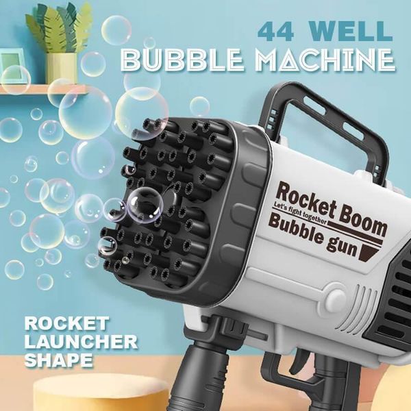 christmas decorations rocket launcher shape bubble maker 44-hole electric machine automatic blower bubbles gun for kid toys children gift
christmas decorations rocket launcher shape bubble maker 44-hole electric machine automatic blower bubbles gun for kid toys children gift
