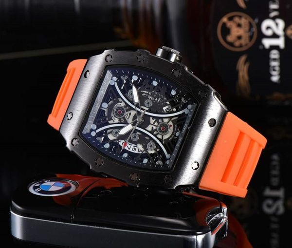wristwatches style men's watch equipped with the rubber luxury sports chronograph quartz watch, relogio masculino richadr, Slivery;brown
wristwatches style men's watch equipped with the rubber luxury sports chronograph quartz watch, relogio masculino richadr, Slivery;brown