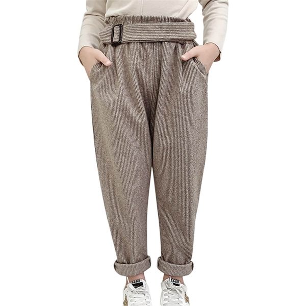pants for girls plaid woolen children's trousers elastic waist winter kids casual suit year 210528, Blue
pants for girls plaid woolen children's trousers elastic waist winter kids casual suit year 210528, Blue