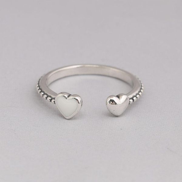 cluster rings genuine 925 sterling silver hearts of love enamel ring for women engagement wedding gift europe jewelry, Golden;silver
cluster rings genuine 925 sterling silver hearts of love enamel ring for women engagement wedding gift europe jewelry, Golden;silver
